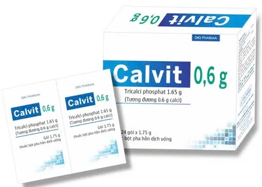 Calvit D 0,6gr DHG (H/24g) – Bổ sung canxi và vitamin D, hỗ trợ xương chắc khỏe